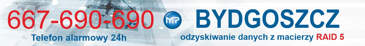 Odzyskiwanie danych z macierzy raid 5 Bydgoszcz - 667-690-690