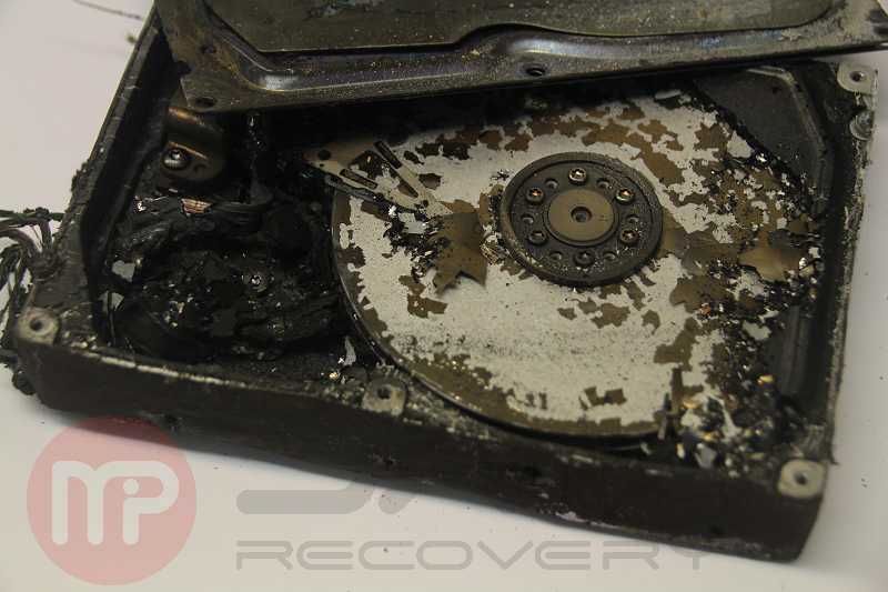 dysk po spaleniu fot. 3