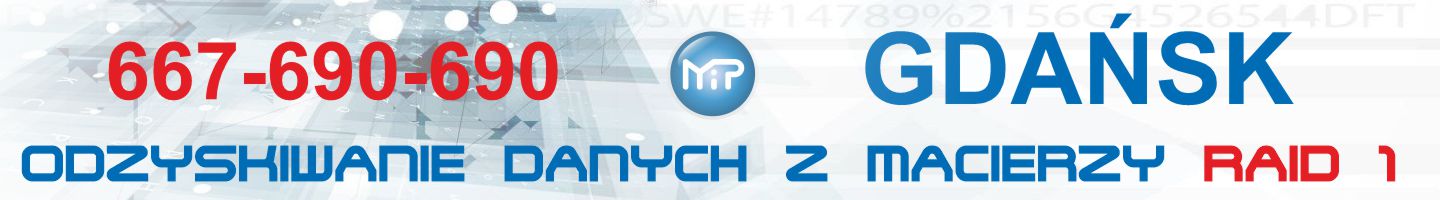 Odzyskiwanie danych z macierzy raid 1 Gdańsk - 667-690-690