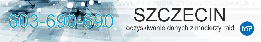 Odzyskiwanie danych z macierzy raid Szczecin