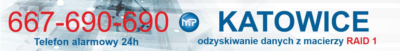 Odzyskiwanie danych z macierzy raid 1 Katowice - 667-690-690