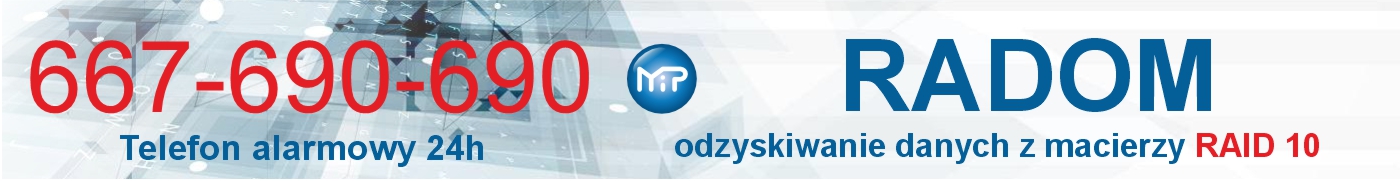 odzyskiwanie danych z macierzy RAID 10 Radom