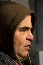 Luis at a Market in the winter