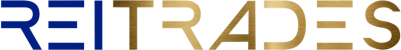 The image shows the word "REITRADES" in a stylized font, with "REIT" in blue and "RADES" in a gold gradient.