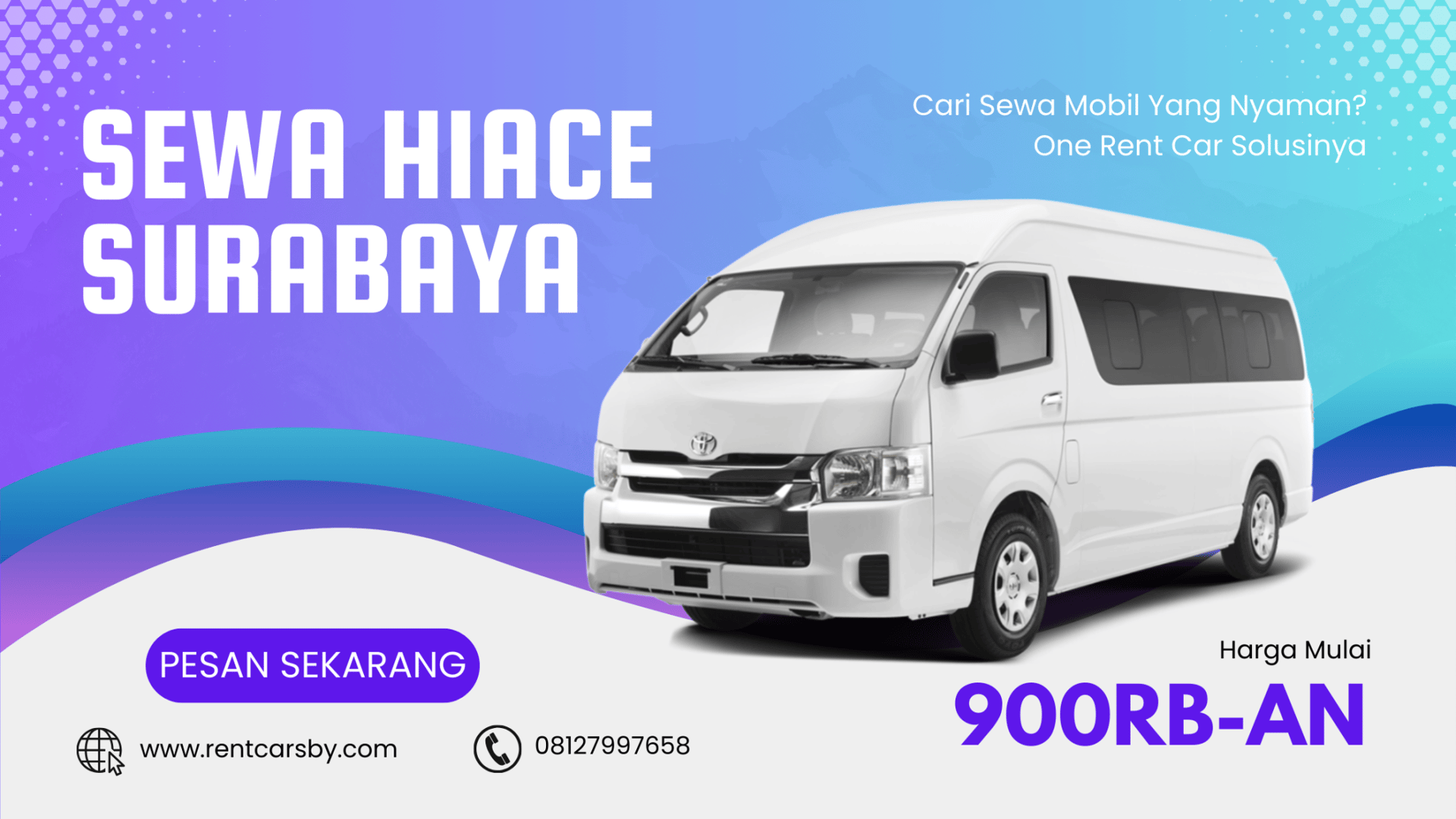 Rental Hiace Surabaya Full Day Harga 900 Ribu an 2 rental hiace surabaya
