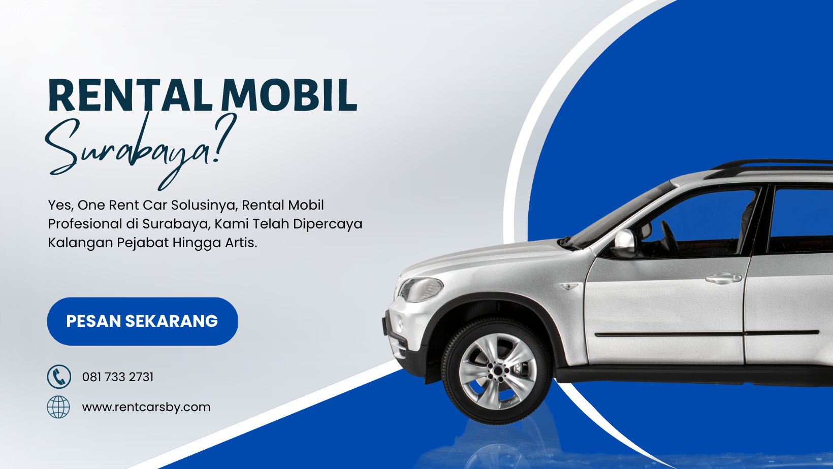 Rental Sewa Mobil Surabaya Lepas Kunci Mulai 300rb + Sopir 15 banner rental mobil surabaya 1