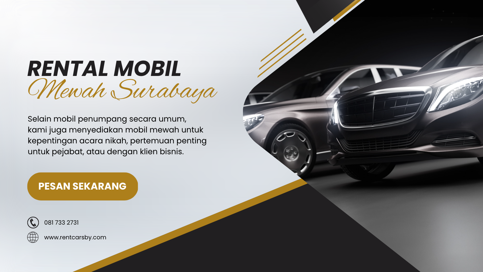 Rental Sewa Mobil Surabaya Lepas Kunci Mulai 300rb + Sopir 16 rental mobil mewah surabaya