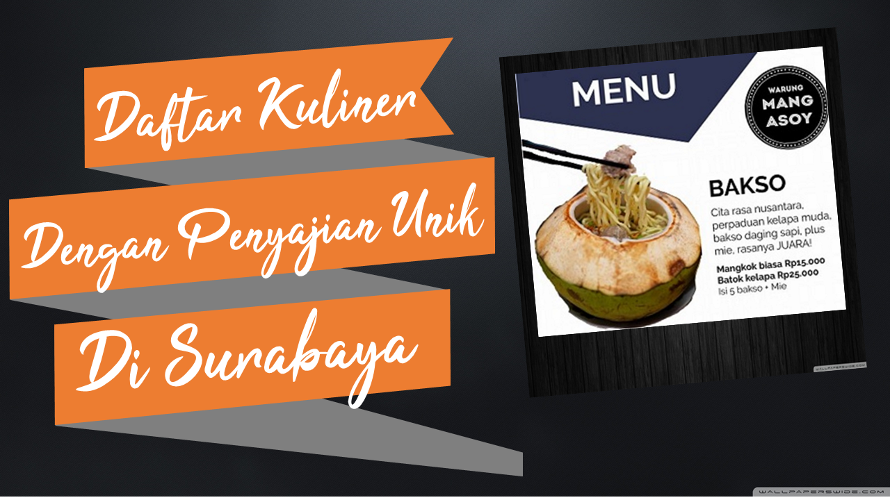 Daftar kuliner dengan penyajian paling unik di Surabaya 10 Daftar kuliner dengan penyajian paling unik di Surabaya 7