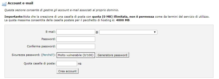 creare un indirizzo email person creare un indirizzo email person