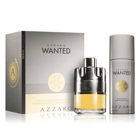 Azzaro Wanted (M) EDT 100 ml + 150 ml Deodorant Travel Set