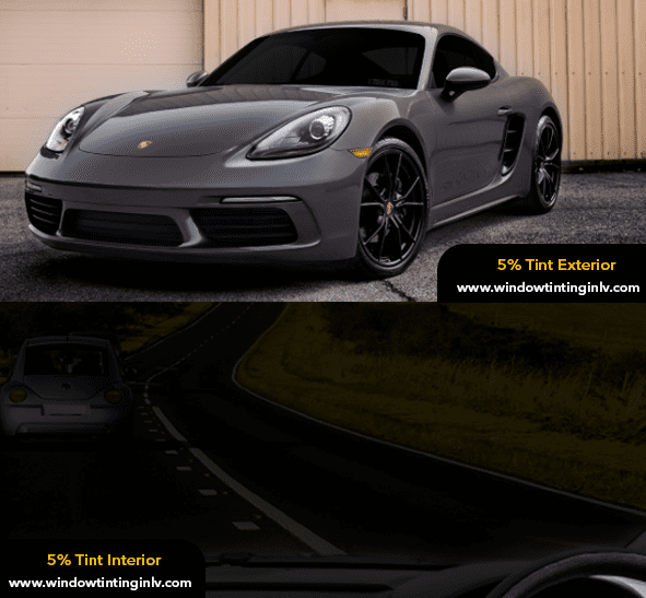 5% tint image view - Exterior and Interior of a car