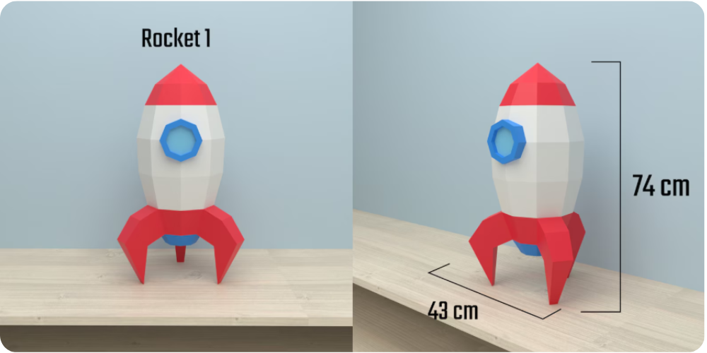 4 verschillende raketten - Afbeelding 4