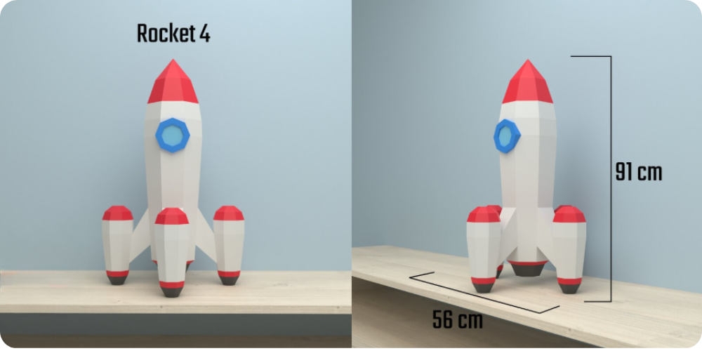 4 verschillende raketten - Afbeelding 7