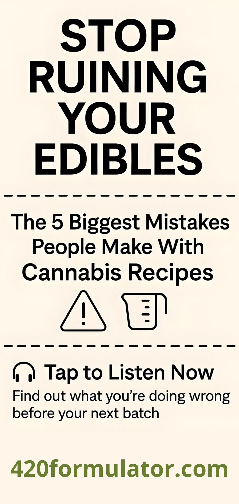 The 5 Biggest Mistakes People Make With Cannabis Recipes