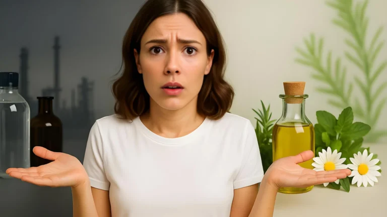 A woman shrugging her shoulders with a confused expression.