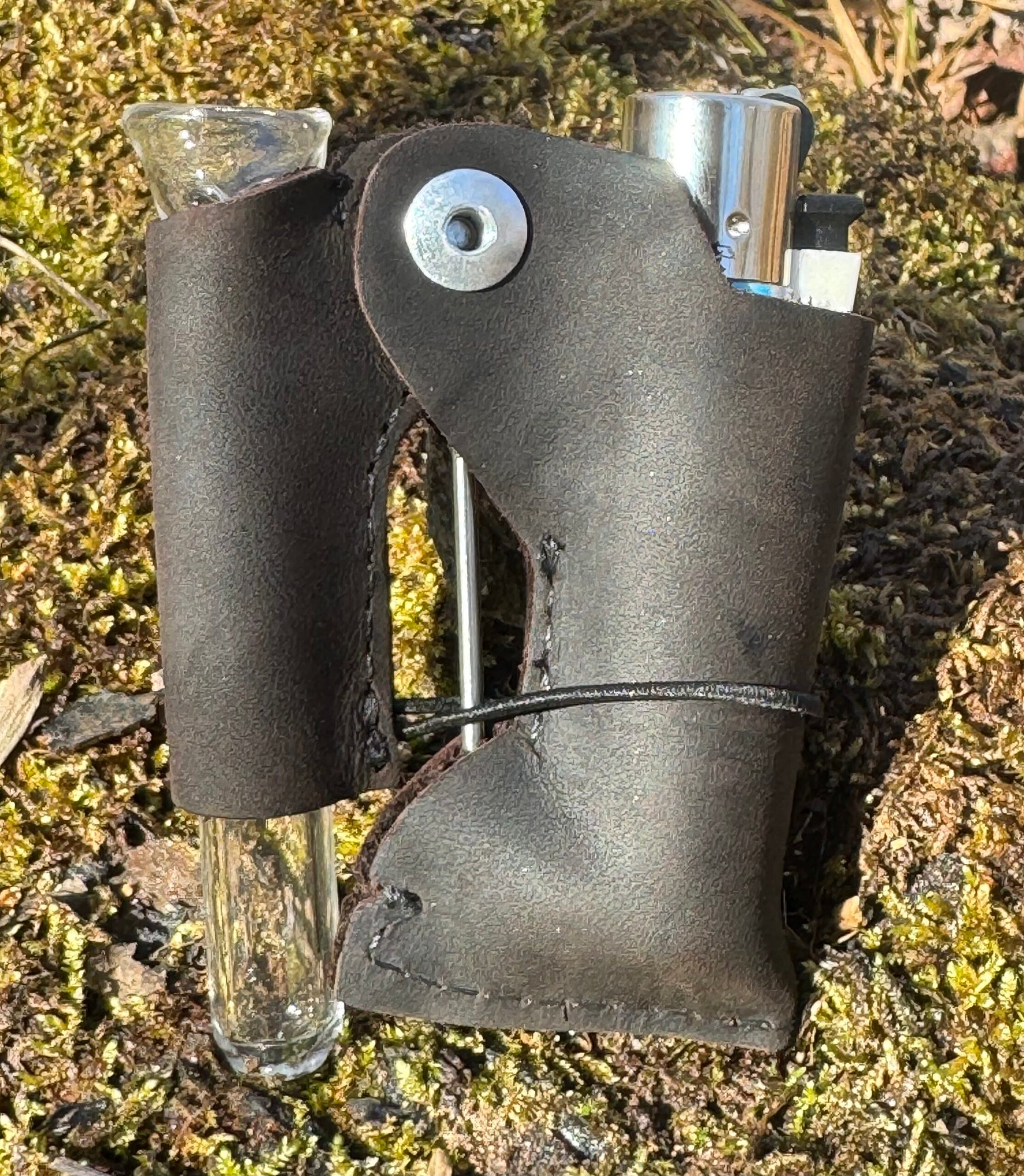 Dark Brown (oil tanned) Leather