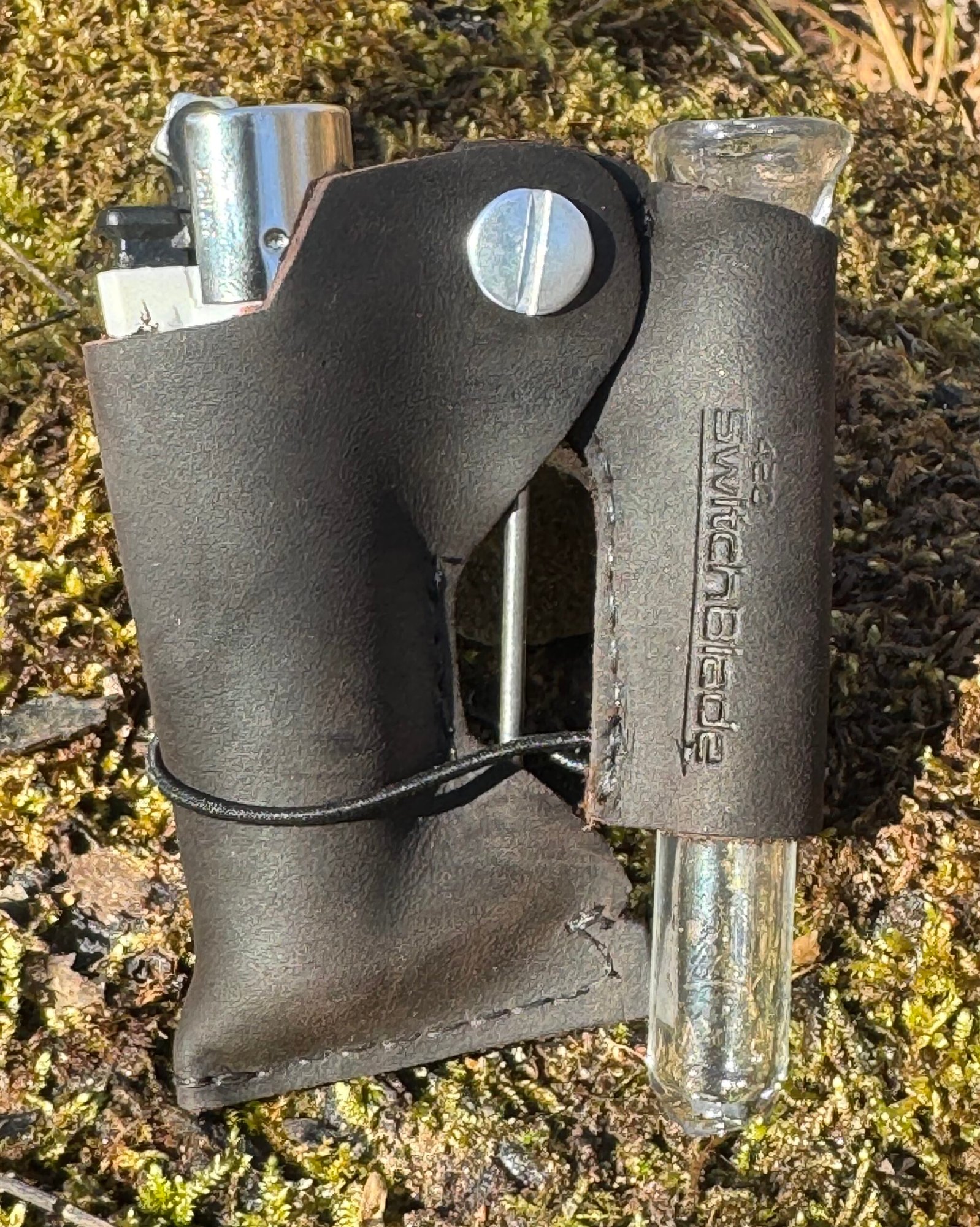 Dark Brown (oil tanned) Leather