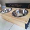 support-porte-gamelle-chien-chat-animaux-bois-personnalisé-artisanal support-porte-gamelle-chien-chat-animaux-bois-personnalisé-artisanal