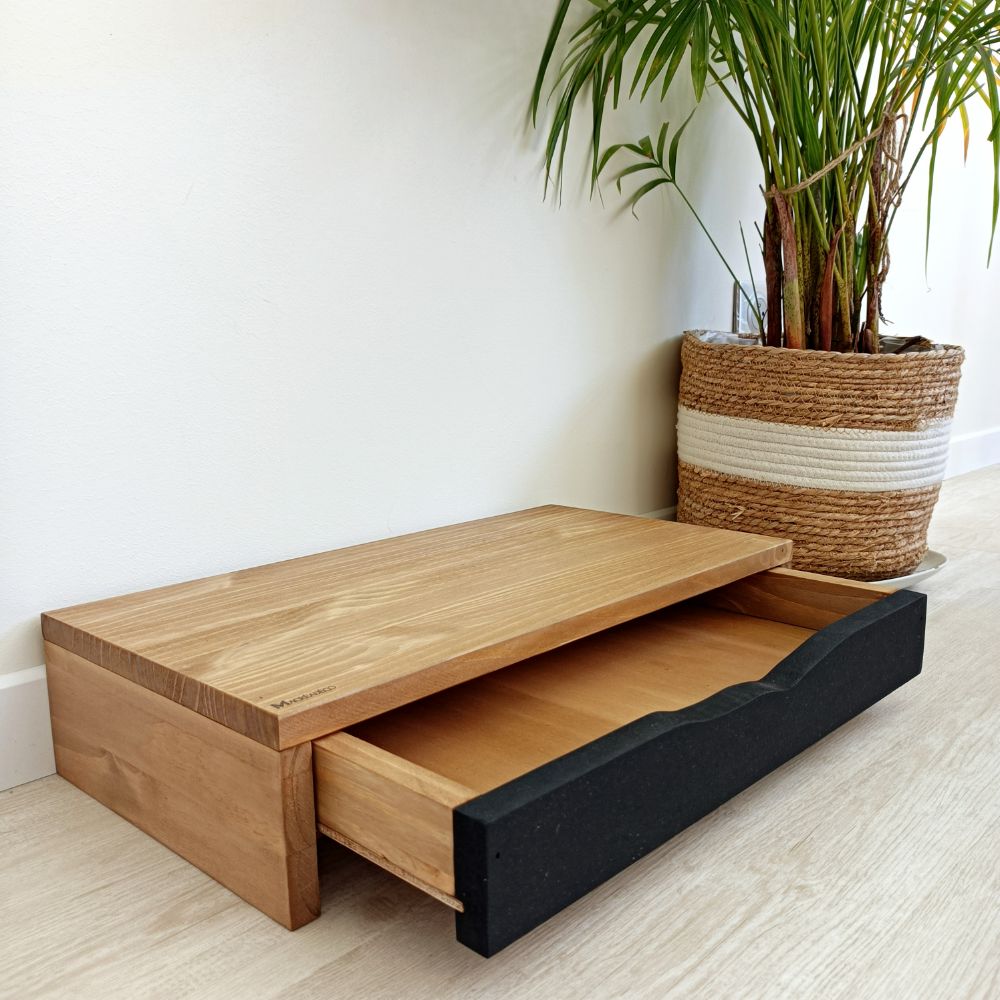 réhausseur-tiroir-ordinateur-ergonomie-bois-organisateur-rangement réhausseur-tiroir-ordinateur-ergonomie-bois-organisateur-rangement
