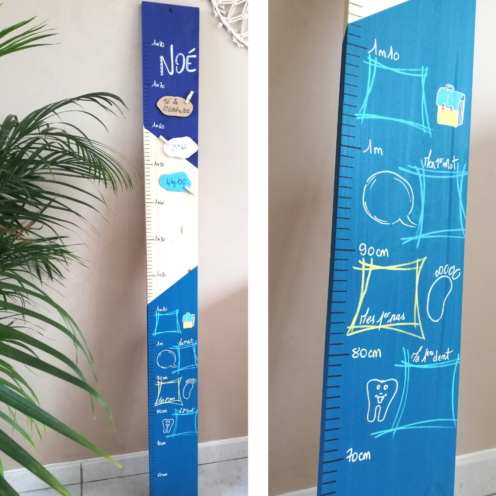 toise-enfant-bebe-bois-cadeau-deco-murale-chambre (1) toise-courbe-taille-enfant-bébé-decoration-chambre-cadeau-personnalisable-bois-artisanal