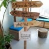 Agencement-macreadeco-office-tourisme-guines panneau-directionnel-flèche-direction-évènement-bois-interieur-extérieur-personnalisé-artisanal-mariage-commerce
