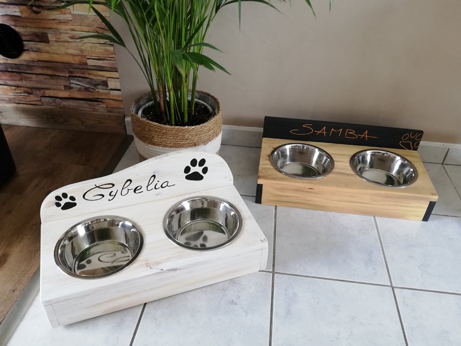 support-porte-gamelle-chien-chat-animaux-bois-personnalisé-artisanal