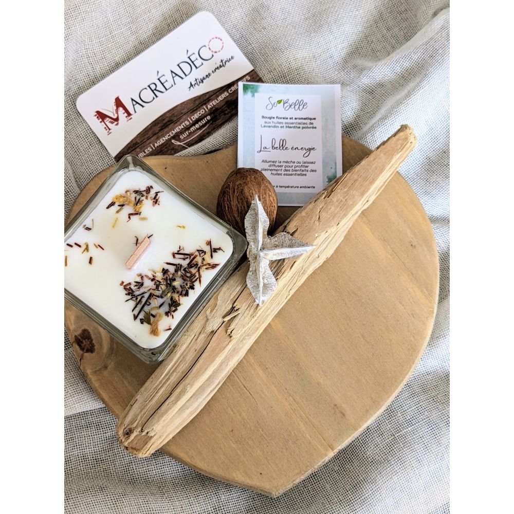 Bougie-parfumée-décoration-bois-artisanale-cadeau Bougie-parfumée-décoration-bois-artisanale-cadeau