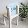 chaise-enfant-artisanal-personnalisé-bois-enfant-chambre-meuble Chaise personnalisée enfant
