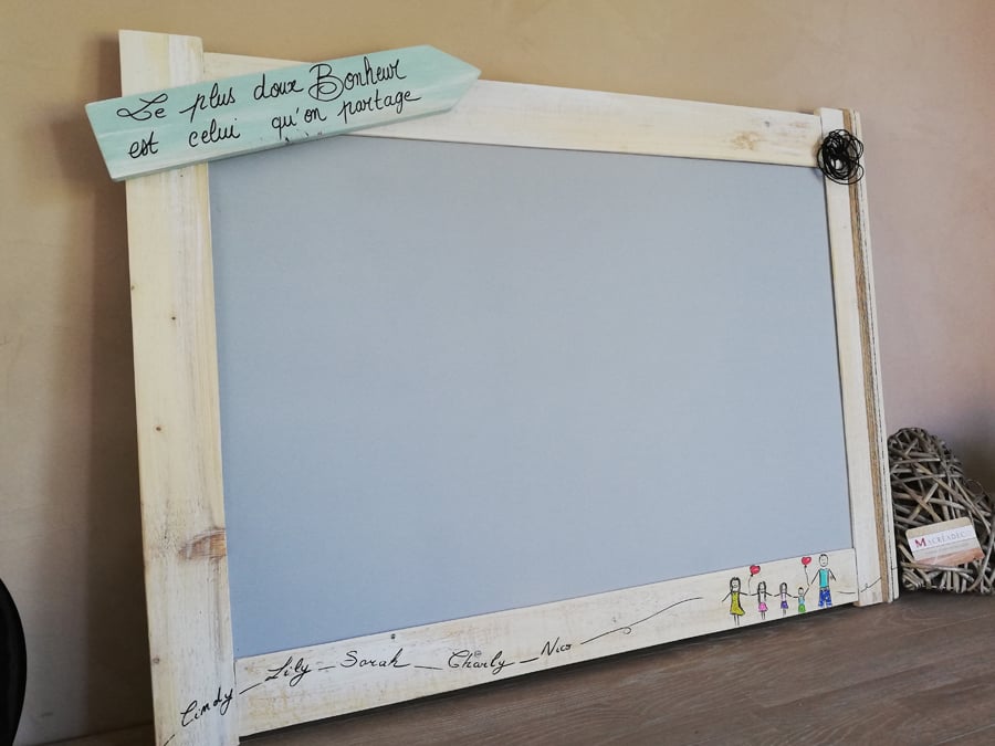 pele-mele-photo-tableau-décoration-bois-maison-personnalisé-artisanal-mural-mariage-famille
