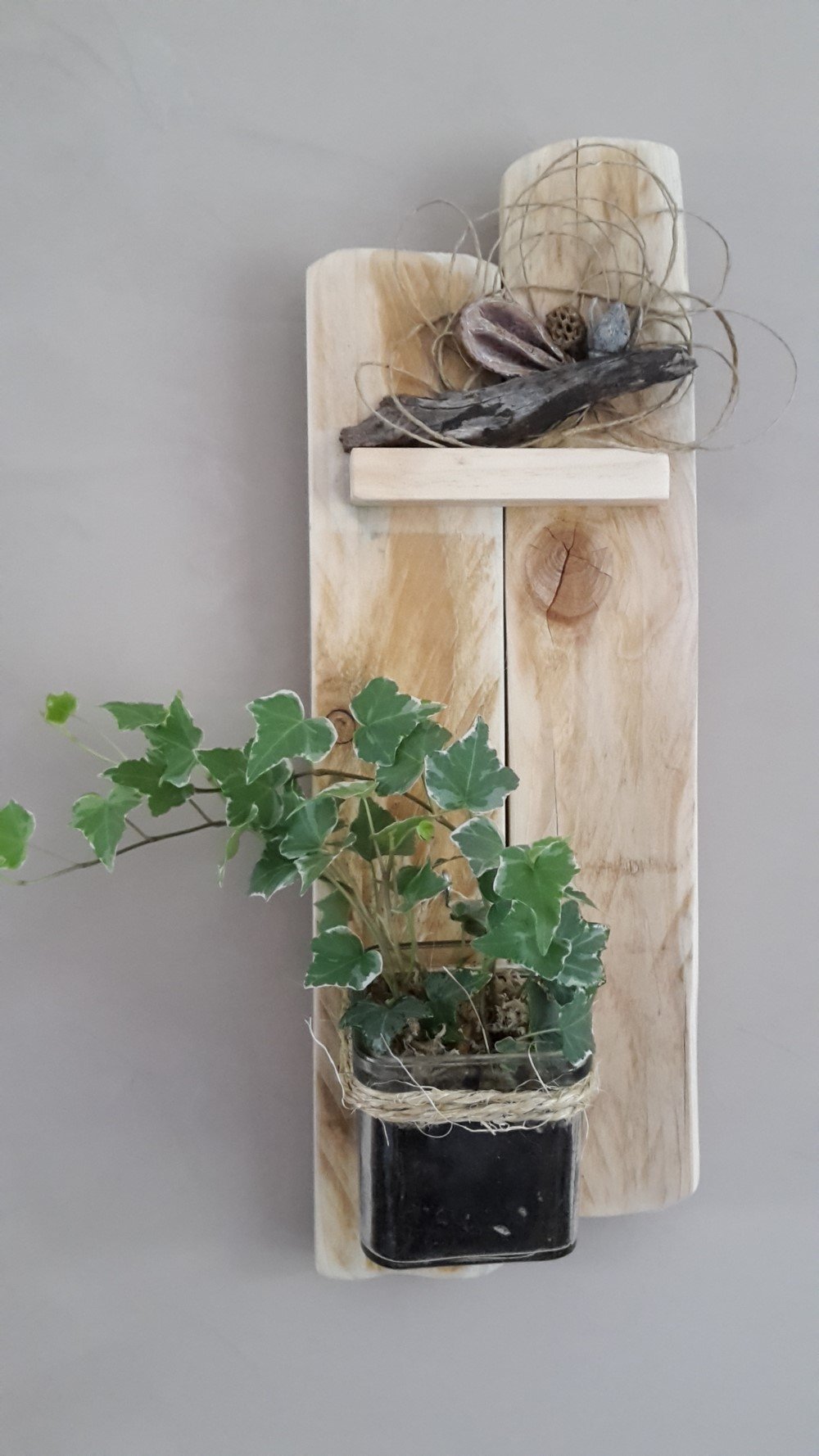suspension-vegetal-bois-plante-d&eacute;coration-mural-bois-personnalis&eacute;-artisanal