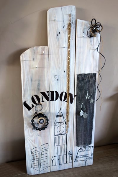 tableau-londre-london-pr&eacute;sentoir-support-bijoux-mural-bois-personnalis&eacute;-artisanal-cadeau