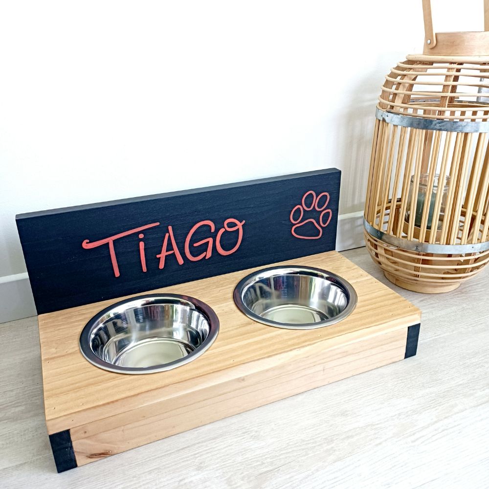 support-porte-gamelle-chien-chat-animaux-bois-personnalisé-artisanal support-porte-gamelle-chien-chat-animaux-bois-personnalisé-artisanal