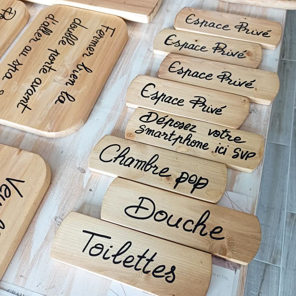 pancarte-plaque-panneau-décoration-maison-cadeau-bois-personnalisé-artisanal-pièce pancarte-plaque-panneau-décoration-maison-cadeau-bois-personnalisé-artisanal-pièce
