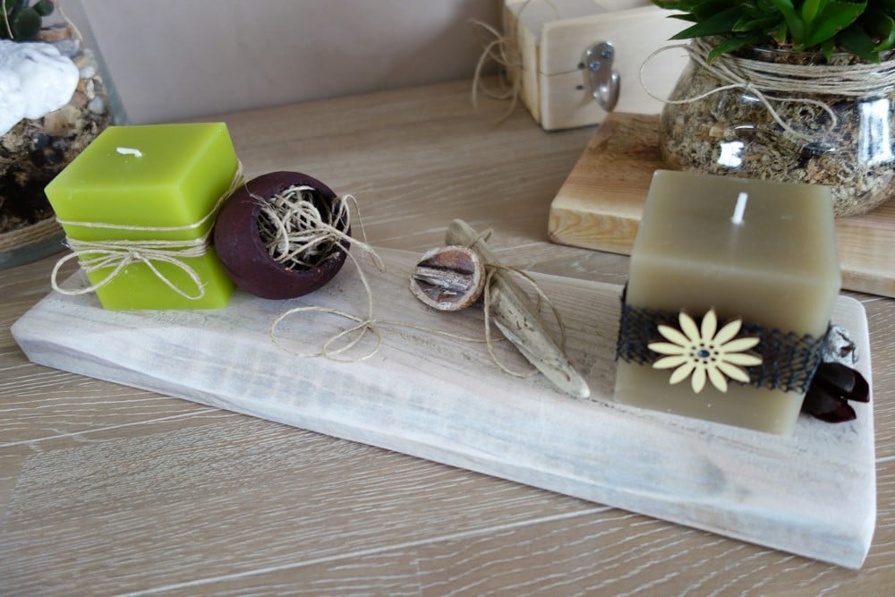 plateau-planche-bougie-bougeoir-fleur-table-d&eacute;coration-cadeau-bois-personnalis&eacute;-artisanal