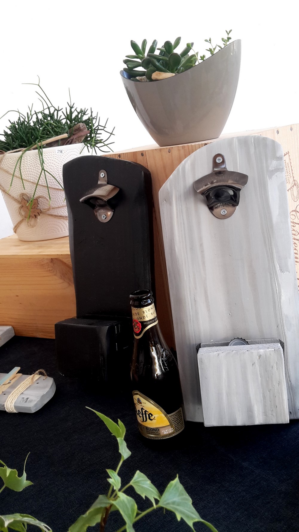 décapsuleur-ouvre-cannette-bière-mural-bois-artisanal-personnalisé
