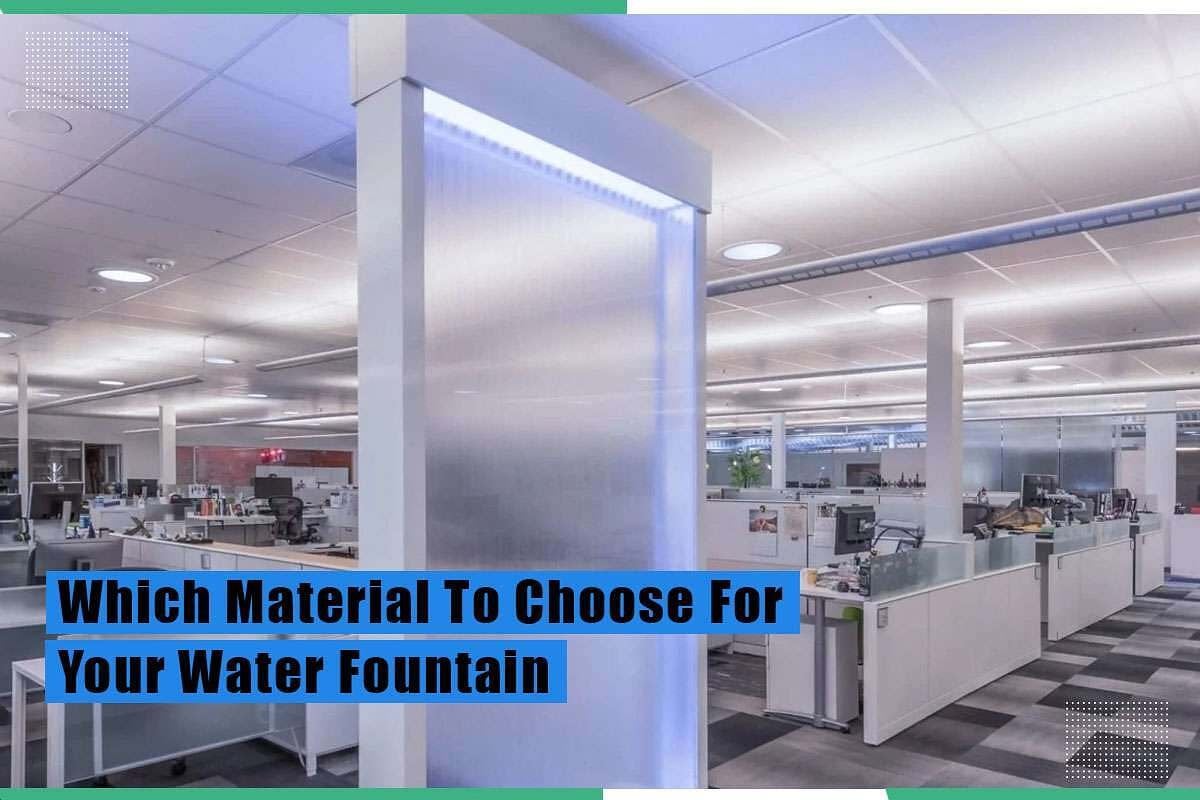 Which Material To Choose For Your Water Fountain 1 Which Material To Choose For Your Water Fountain