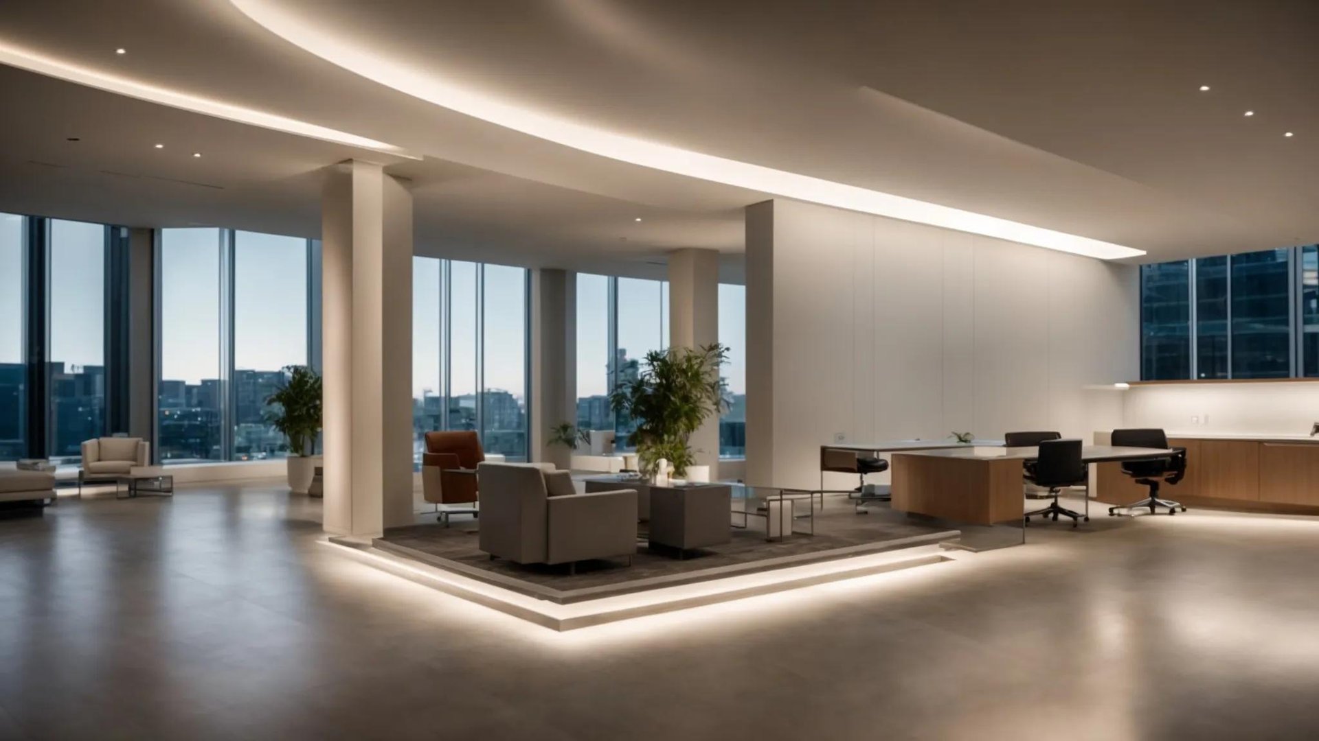 Unique Designs for Custom Made Water Features 4 a sleek, modern office space is illuminated by soft artificial light, showcasing a well-maintained custom water feature that glistens with refinished surfaces, while a technician utilizes advanced sensor technology to assess its performance, reflecting the importance of meticulous upkeep in preserving both beauty and functionality.