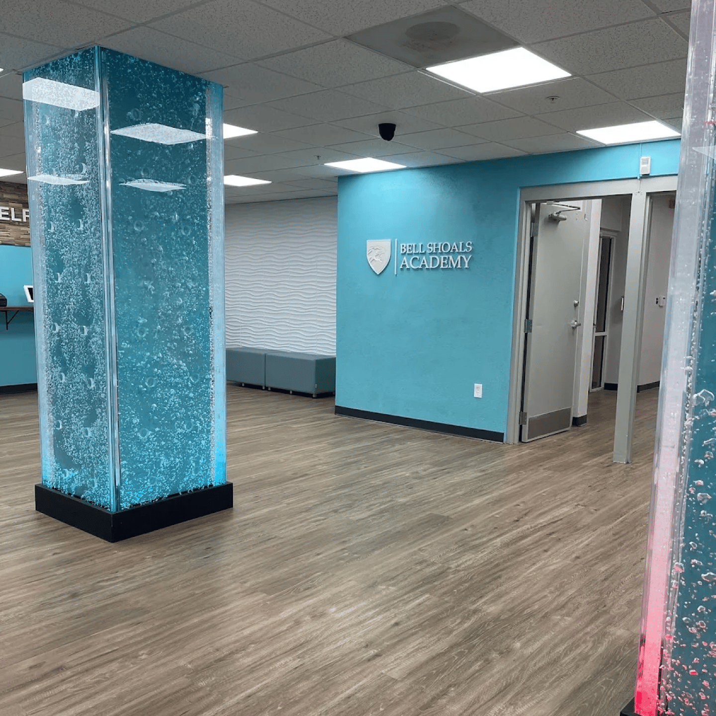 Rod-Swirley-Bubble Wall for Bell Shoals Academy in Brandon, Florida
