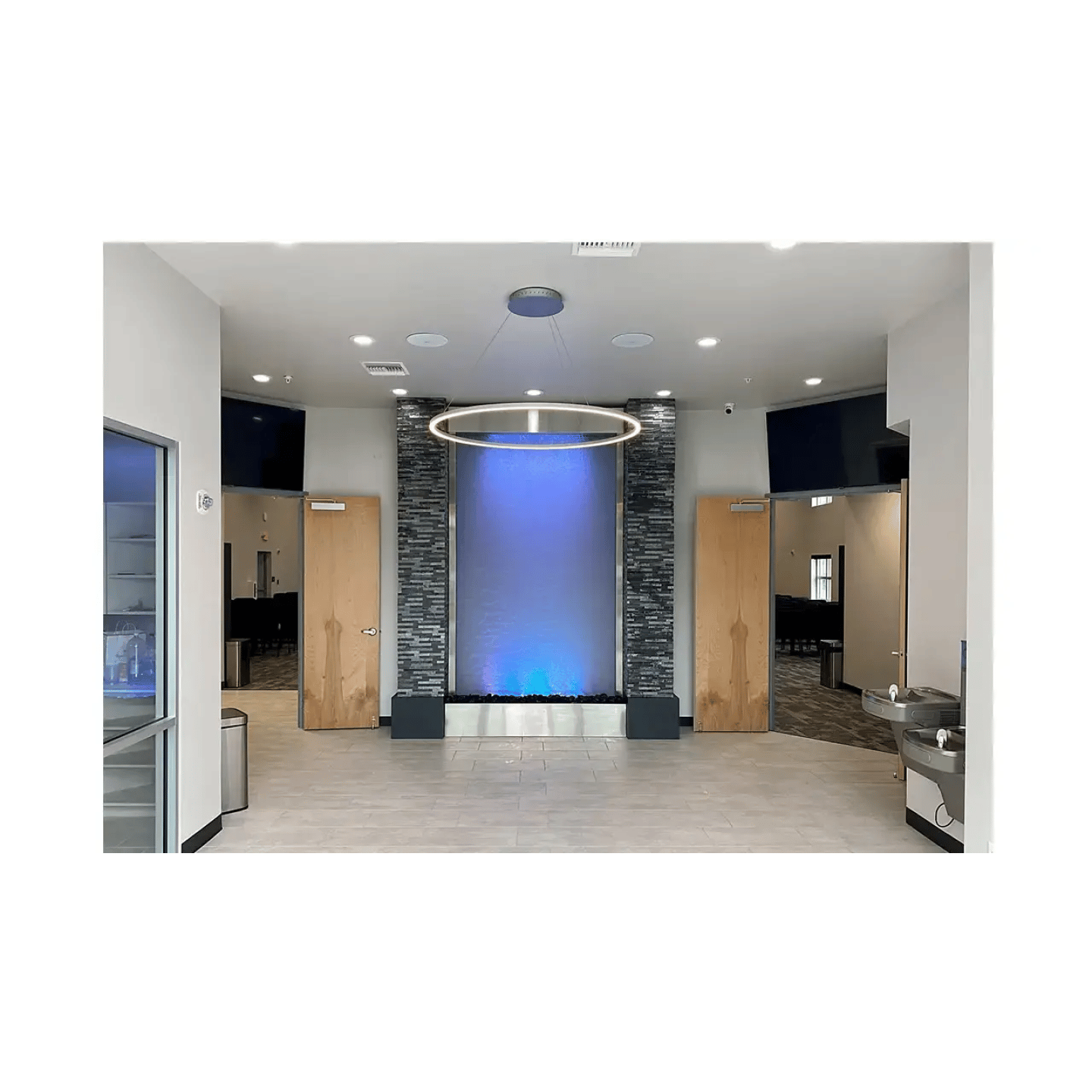 Stainless Mesh Waterfall -- Christian Crossing Academy