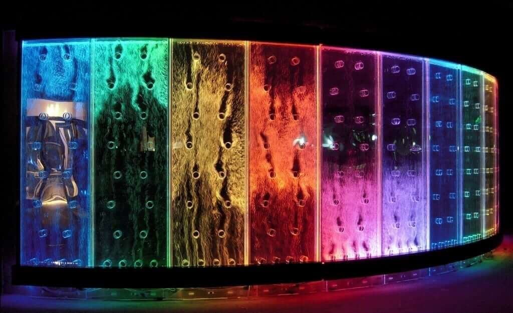 Galleries 88 Bubble Wall-Siena Resort Bubble Wall Water Feature-Reno NV -floor Standing Cc
