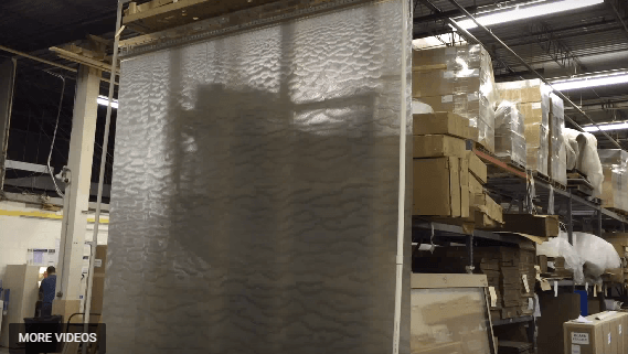 Mesh-Waterfall-Huge-Cascading-Water-Wall-Feature-Being-Water-Tested