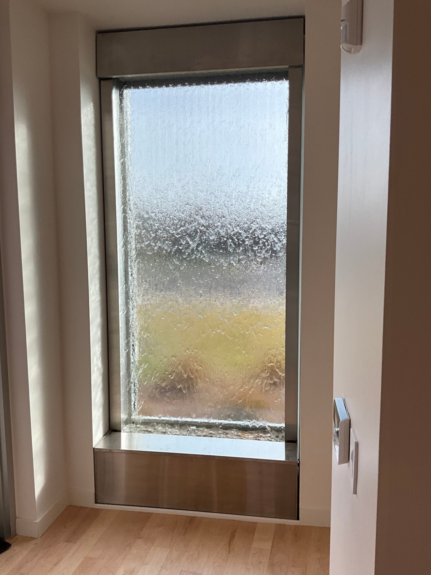 Enclosed Water Wall Waterfall at Pinnacle Bank in Athens, Alabama 2 Enclosed Water Wall Waterfall at Pinnacle Bank in Athens, Alabama 2