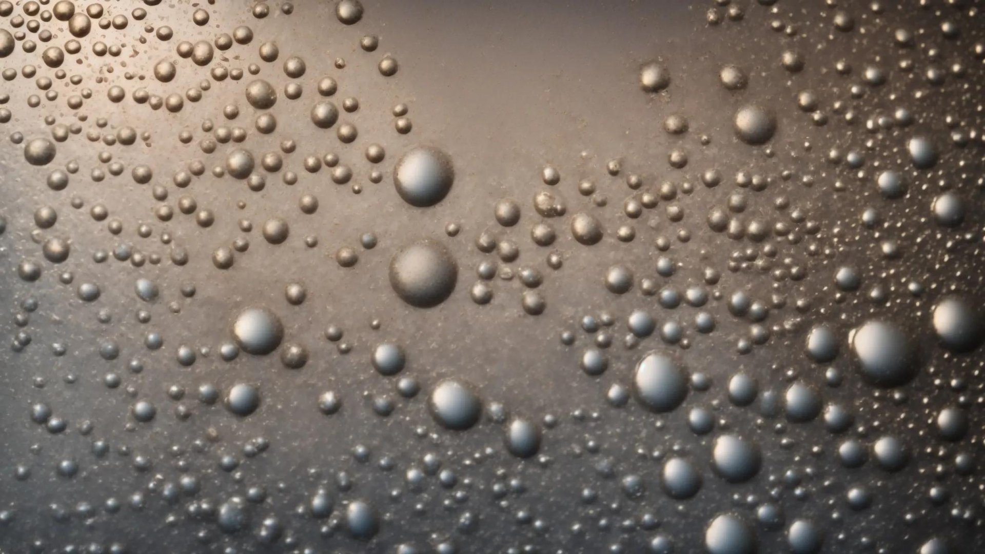 Identifying the Reasons Behind a Bubble on Wall 1 a close-up view of a textured wall displaying prominent blistering and bubbles beneath a freshly applied paint layer, set in a modern urban office space with enhanced architectural features and soft, diffused artificial lighting highlighting the surface imperfections.