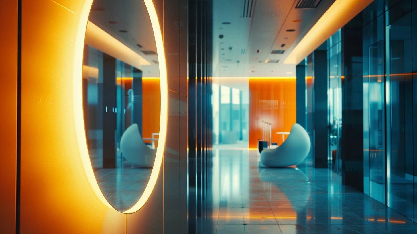 Embrace Bubble Light Trends for Cheerful Decor 4 a sleek, modern office space showcases advanced bubble light technology with dynamic, programmable illumination patterns and smart control interfaces, emphasizing innovative design and sustainable energy solutions.