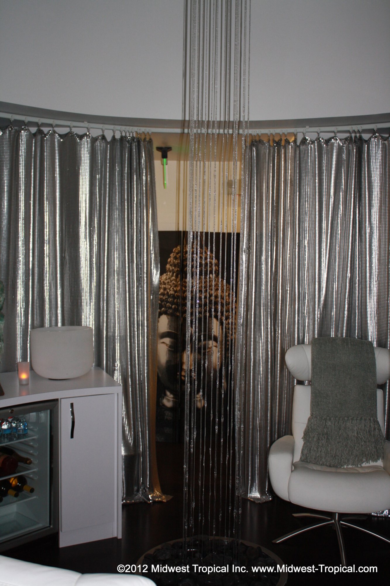 Rain Curtain in California Salon Spa Rain Curtain in California Salon Spa