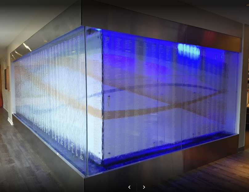 Galleries 70 Water Wall; Glass, Enclosed, Indiana Donor Network, IN