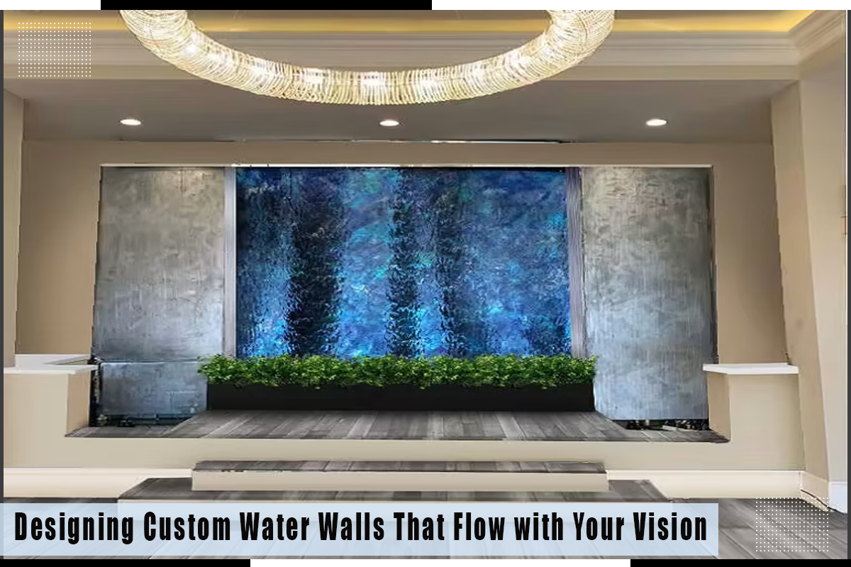 Custom bubble water feature design by Midwest Tropical showcasing unique installations and ideas for water features.