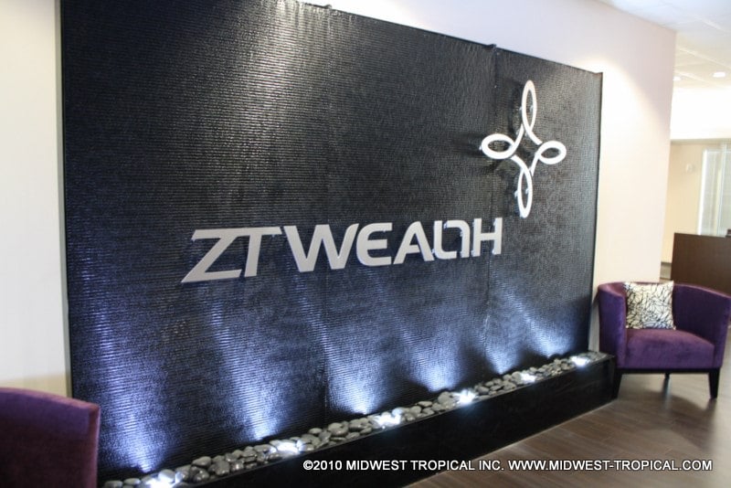 Acrylic Water Features 23 black scored acrylic