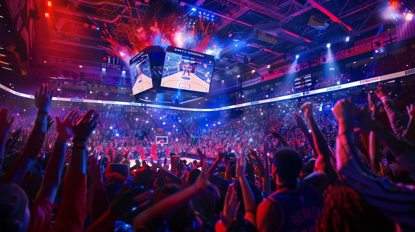 Innovative Bubble Wall Designs for Any Environment 10 a dynamic indoor basketball arena buzzes with excitement, showcasing the florida atlantic owls in their vibrant uniforms as they celebrate a stunning victory during their historic 2023 final four run, with a packed crowd erupting in enthusiastic support.