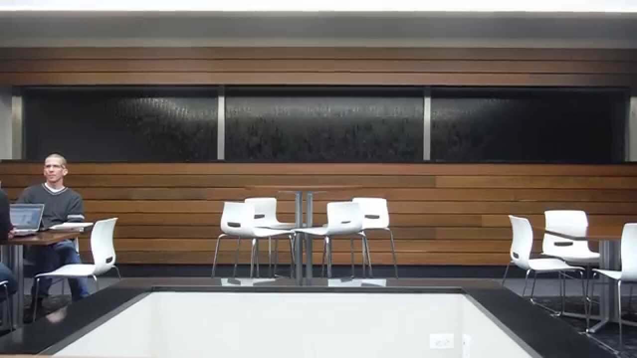 Video Glass Water Walls in Office Lobby Atrium Built-In Waterfall-Amazing Lobby Water Features Video Glass Water Walls in Office Lobby Atrium Built-In Waterfall-Amazing Lobby Water Features